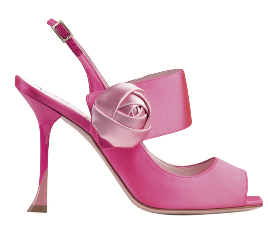 Roger Vivier 立體玫瑰花飾高跟涼鞋 Roger Vivier 立體玫瑰花飾高跟涼鞋