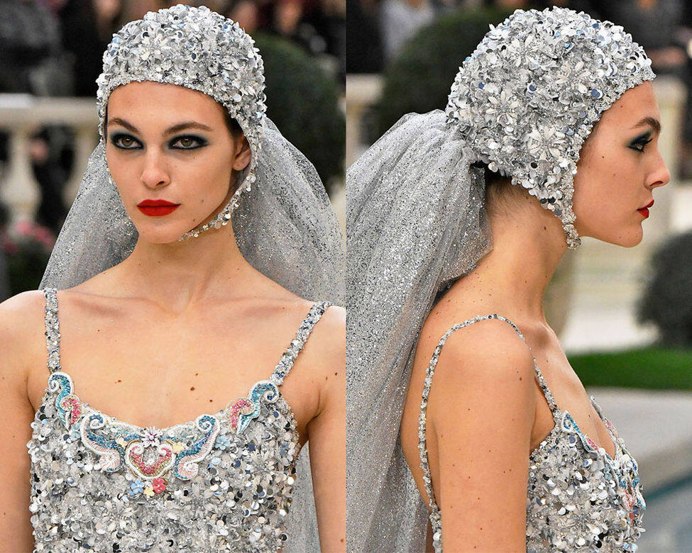 意大利名模 Vittoria Ceretti 穿上 CHANEL閃片刺繡泳裝 意大利名模 Vittoria Ceretti 穿上 CHANEL閃片刺繡泳裝