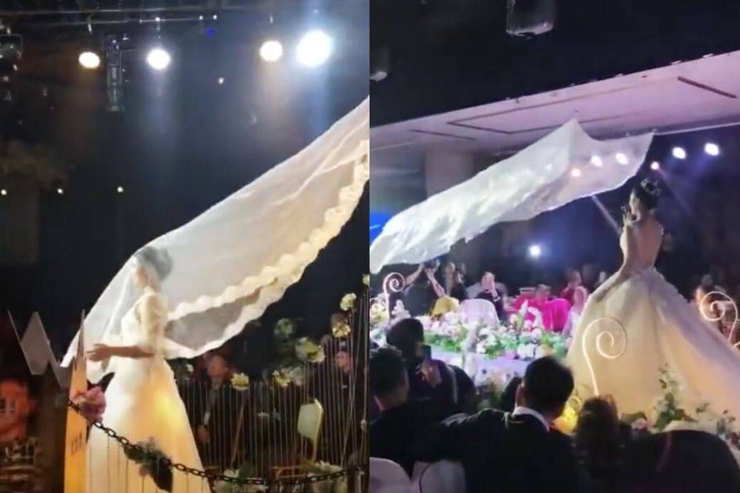 飛天, 頭紗, 新娘, 婚禮, 結婚, 婚紗, 中國 飛天, 頭紗, 新娘, 婚禮, 結婚, 婚紗, 中國