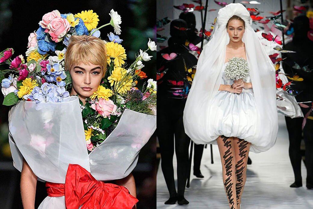 Gigi Hadid上年走騷扮花球,今年就扮新娘了! Gigi Hadid上年走騷扮花球,今年就扮新娘了!