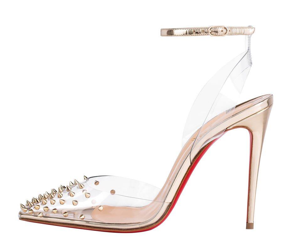 Christian Louboutin鍋釘飾塑膠高跟鞋 Christian Louboutin鍋釘飾塑膠高跟鞋