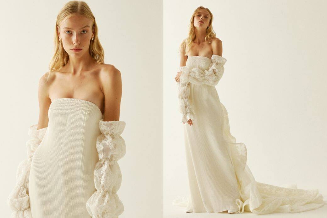 極簡風婚紗的幾個新選擇：Sébastien Luke