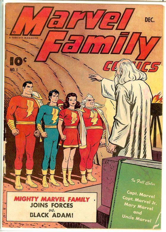 黑亞當其實是誰？原來，他於1945年12月Fawcett Comics出版的《Marvel Family》第一集中出現，他本