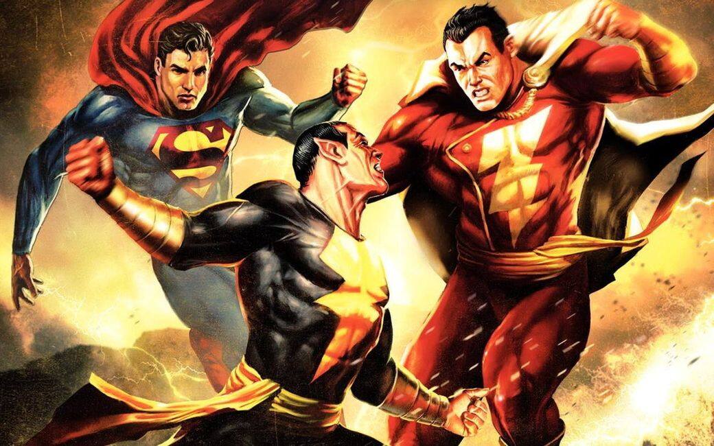 黑亞當是「黑暗版沙贊」,「SHAZAM!」的第3個字母「A」,本來是「Atlas」的耐力,現已變成「Amon」的 黑亞當是「黑暗版沙贊」,「SHAZAM!」的第3個字母「A」,本來是「Atlas」的耐力,現已變成「Amon」的