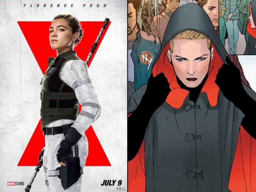 由Florence Pugh飾演的Yelena Belova,在Natasha Romanoff叛逃到美國後,接任成為第二代黑寡婦。她和Natasha 由Florence Pugh飾演的Yelena Belova,在Natasha Romanoff叛逃到美國後,接任成為第二代黑寡婦。她和Natasha