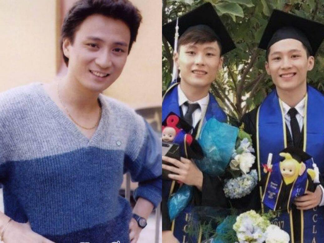 娛樂圈「多仔公」湯鎮業育有6個孩子,當中更有兩對孖胎,「大孖」是他與前妻 娛樂圈「多仔公」湯鎮業育有6個孩子,當中更有兩對孖胎,「大孖」是他與前妻