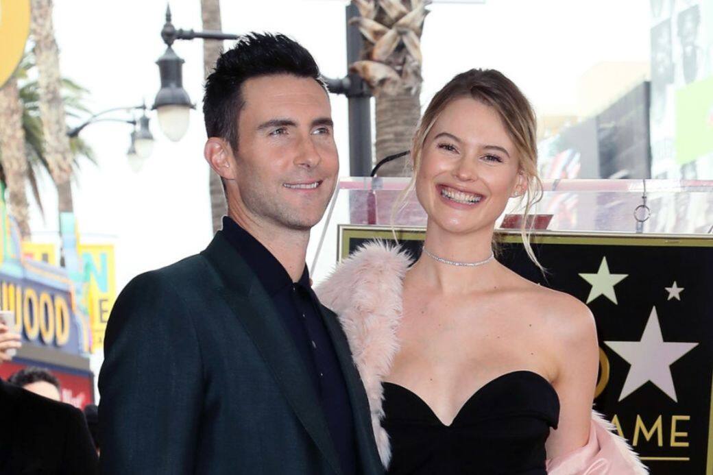 Adam Levine, Behati Prinsloo Adam Levine, Behati Prinsloo