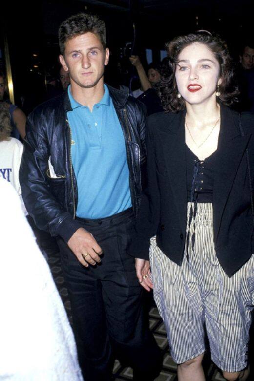 Sean Penn與Madonna在1985年一見鍾情 Sean Penn與Madonna在1985年一見鍾情
