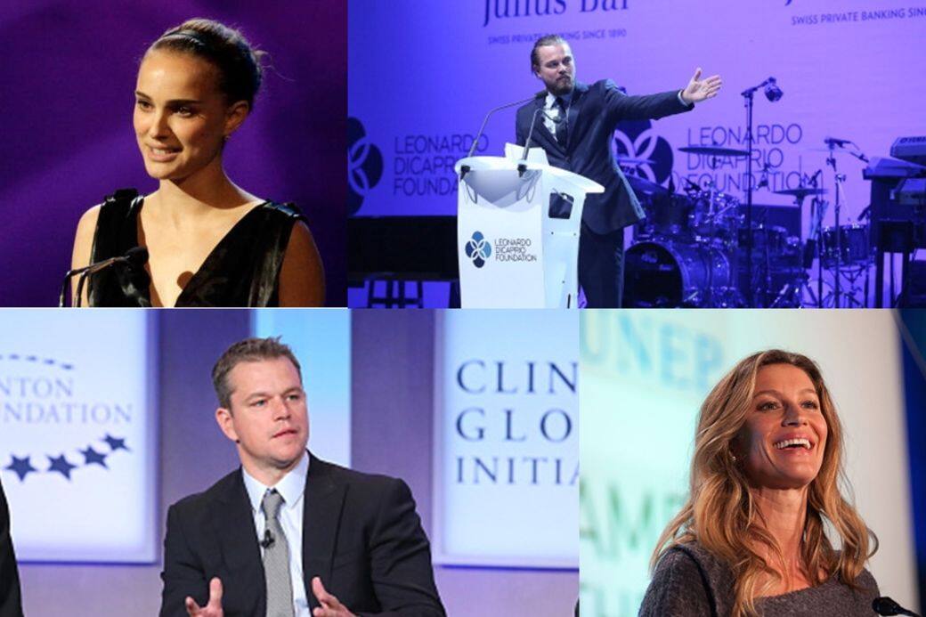 明星, 荷李活, Leonardo DiCaprio, Natalie Portman, Gisele Bundchen, Matt Damon