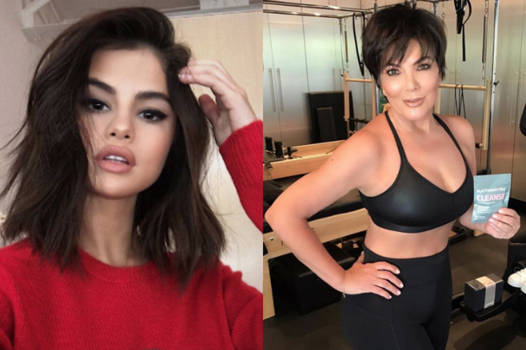 P圖, Selena Gomez, Kim Kardashian, Kris Jenner P圖, Selena Gomez, Kim Kardashian, Kris Jenner