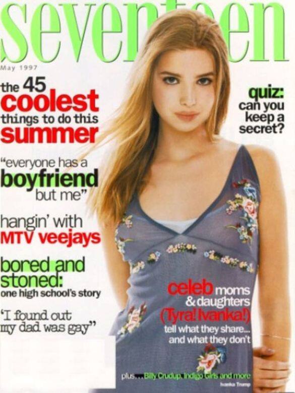 Ivanka Trump是特朗普與首任妻子Ivana Zelníčková的女兒,年輕漂亮的Ivanka Trump,僅僅16歲就已 Ivanka Trump是特朗普與首任妻子Ivana Zelníčková的女兒,年輕漂亮的Ivanka Trump,僅僅16歲就已