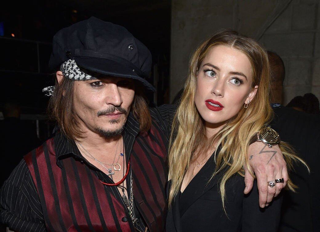 Johnny Depp與《水行俠》女星Amber Heard