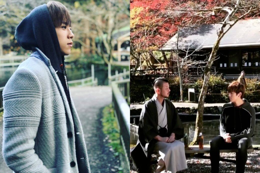早前姜濤更飛到日本拍攝綠茶廣告 早前姜濤更飛到日本拍攝綠茶廣告