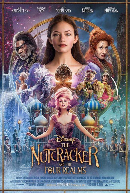 卡士方面,Keira Knightley飾演糖梅仙子Sugar Plum Fairy、Helen Mirren飾演生薑媽媽Mother Ginger、Morgan Freeman演莊麥 卡士方面,Keira Knightley飾演糖梅仙子Sugar Plum Fairy、Helen Mirren飾演生薑媽媽Mother Ginger、Morgan Freeman演莊麥