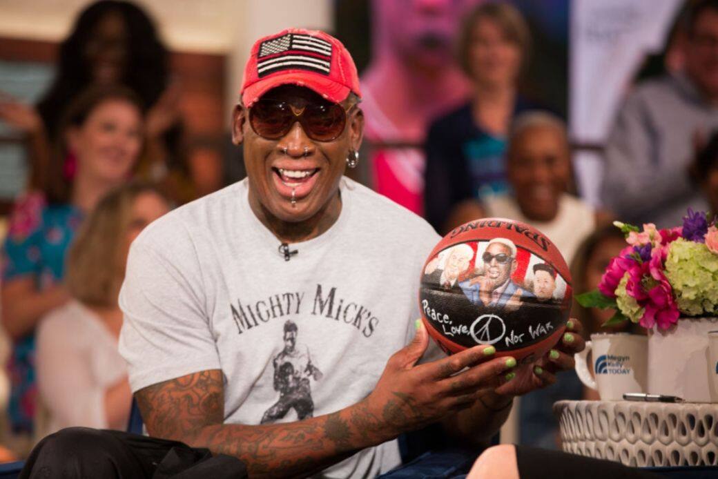 曾贏得5次NBA總冠軍的Rodman 曾贏得5次NBA總冠軍的Rodman