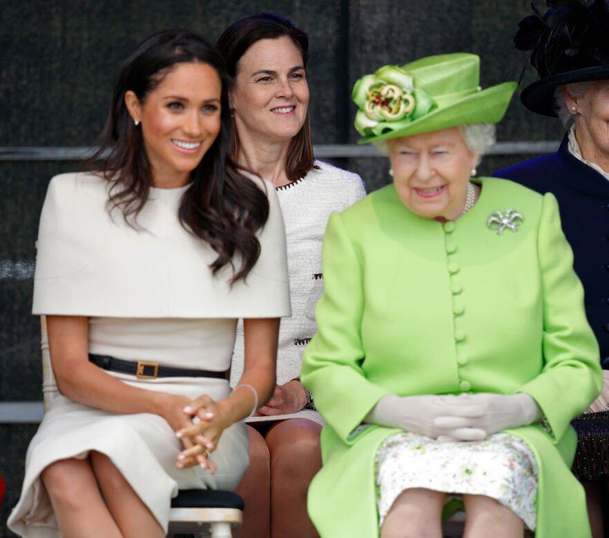 令到凱特王妃酸溜溜是近日網上瘋傳梅根與英女王這對忘年好友的報