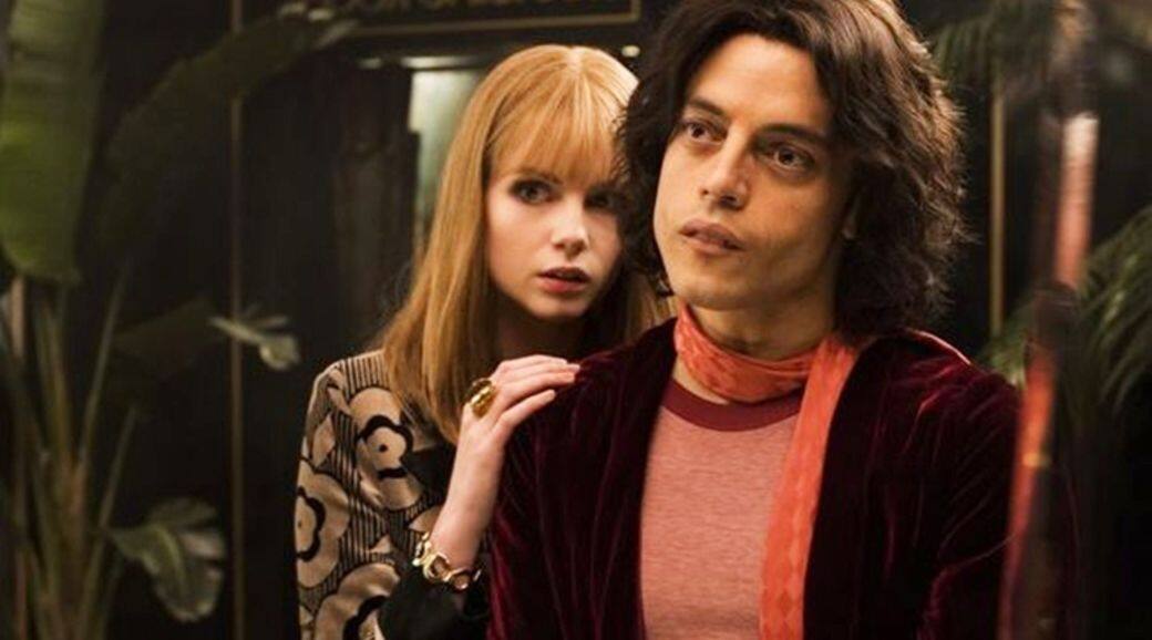 Rami Malek在發表愛的宣言時,Lucy Boynton亦在台下,好不甜蜜,這個關係與他們在戲中 Rami Malek在發表愛的宣言時,Lucy Boynton亦在台下,好不甜蜜,這個關係與他們在戲中