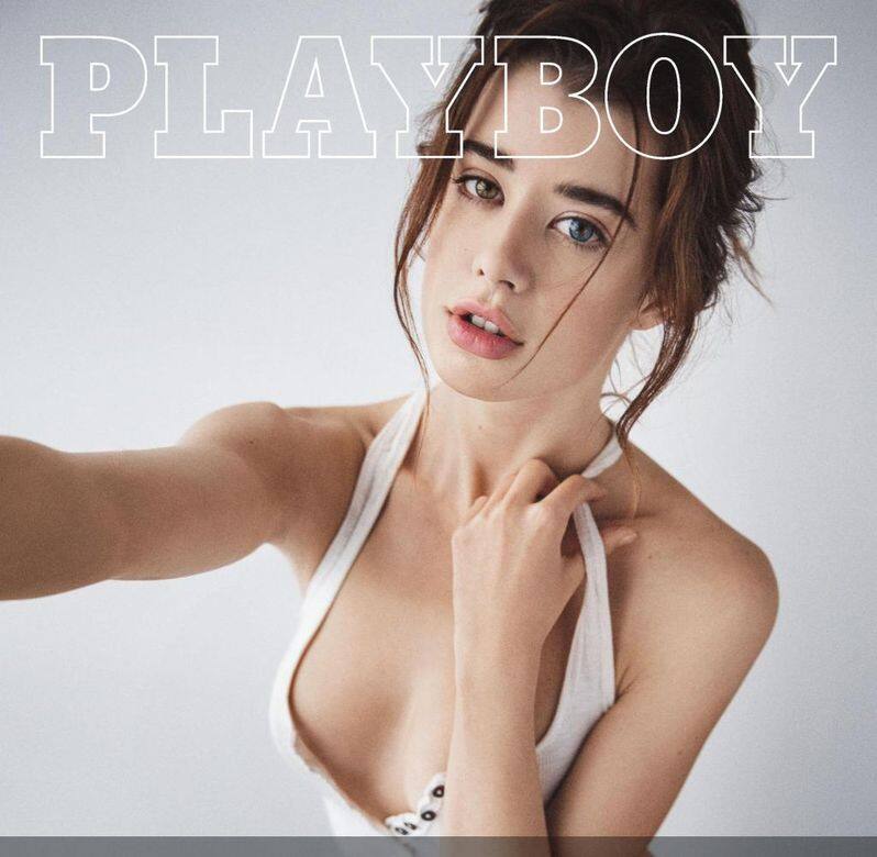 她更於2017年登上雜誌Playboy 她更於2017年登上雜誌Playboy