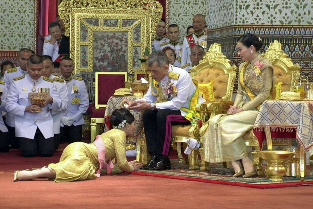 隨着上月vajiralongkorn正式登基成為泰王 隨着上月vajiralongkorn正式登基成為泰王