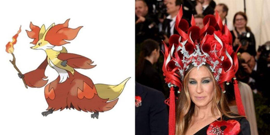 明星:Sarah Jessica Parker相似的小精靈:妖火紅狐 明星:Sarah Jessica Parker相似的小精靈:妖火紅狐