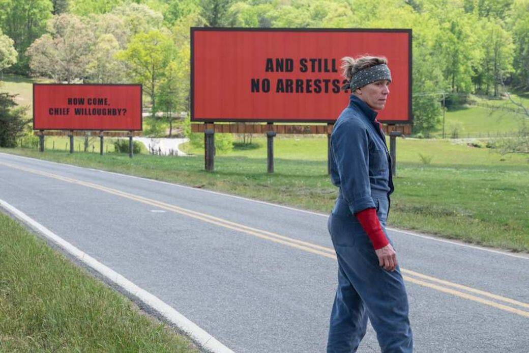 廣告牌殺人事件, 奧斯卡, Frances McDormand 廣告牌殺人事件, 奧斯卡, Frances McDormand