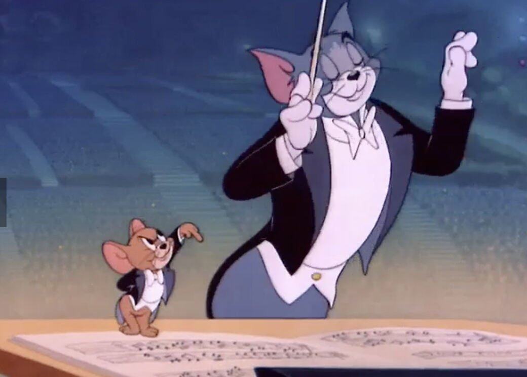 為了保有卡通影片的原有風格,Tom 和Jerry 兩位主角仍然會以動畫現身。他們 為了保有卡通影片的原有風格,Tom 和Jerry 兩位主角仍然會以動畫現身。他們