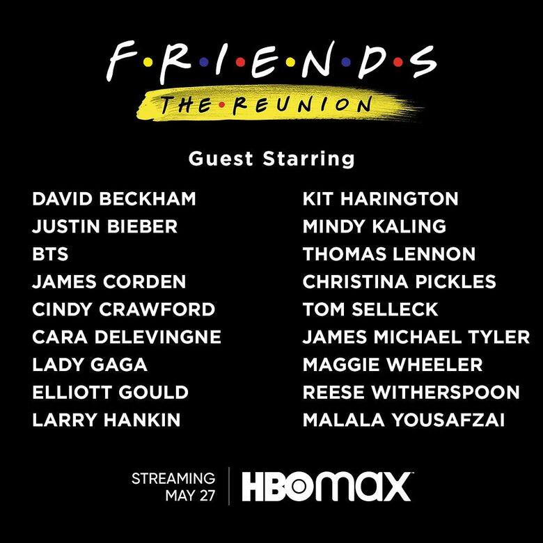 而在25周年推出《Friends: The Reunion》這個重要環節,當然要邀請重量級客串嘉賓!日前 而在25周年推出《Friends: The Reunion》這個重要環節,當然要邀請重量級客串嘉賓!日前