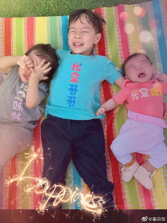 二人育有一子兩女:長子霍中曦Lawrence今年6歲、次女霍中妍Laurissa前年出生,今年 二人育有一子兩女:長子霍中曦Lawrence今年6歲、次女霍中妍Laurissa前年出生,今年