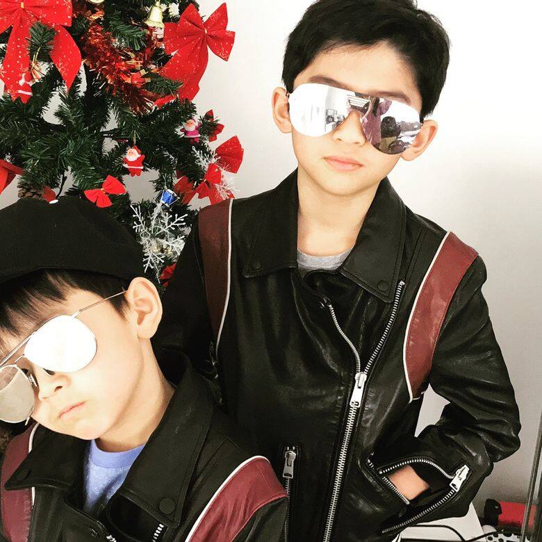 而她亦樂於在Instagram上分享與兩個囝囝的生活點滴 而她亦樂於在Instagram上分享與兩個囝囝的生活點滴