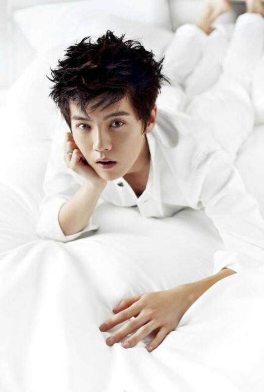 鹿晗為《ELLE》拍攝的封面照片 鹿晗為《ELLE》拍攝的封面照片