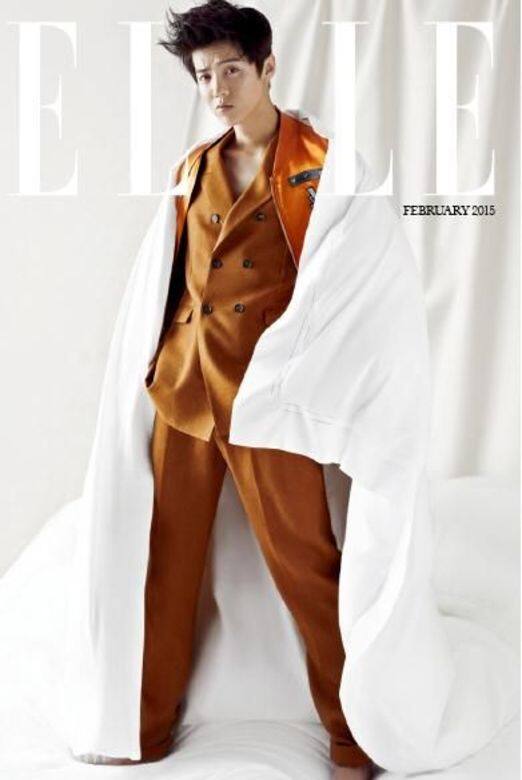 鹿晗為《ELLE》拍攝的封面照片 鹿晗為《ELLE》拍攝的封面照片