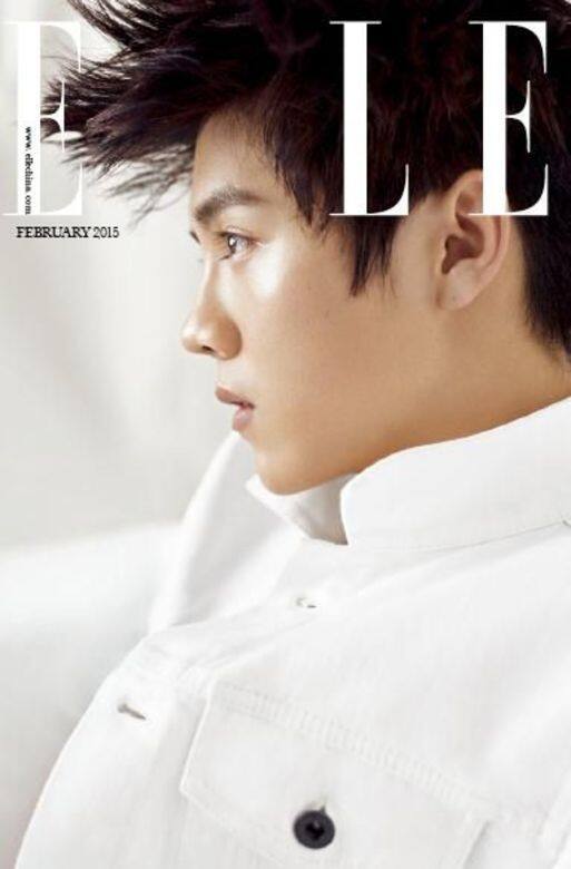 鹿晗為《ELLE》拍攝的封面照片 鹿晗為《ELLE》拍攝的封面照片