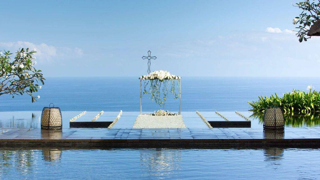 有傳他們的婚禮將於峇里的Bvlgari Resort Bali舉行,度假酒店內有教堂和置身水面 有傳他們的婚禮將於峇里的Bvlgari Resort Bali舉行,度假酒店內有教堂和置身水面