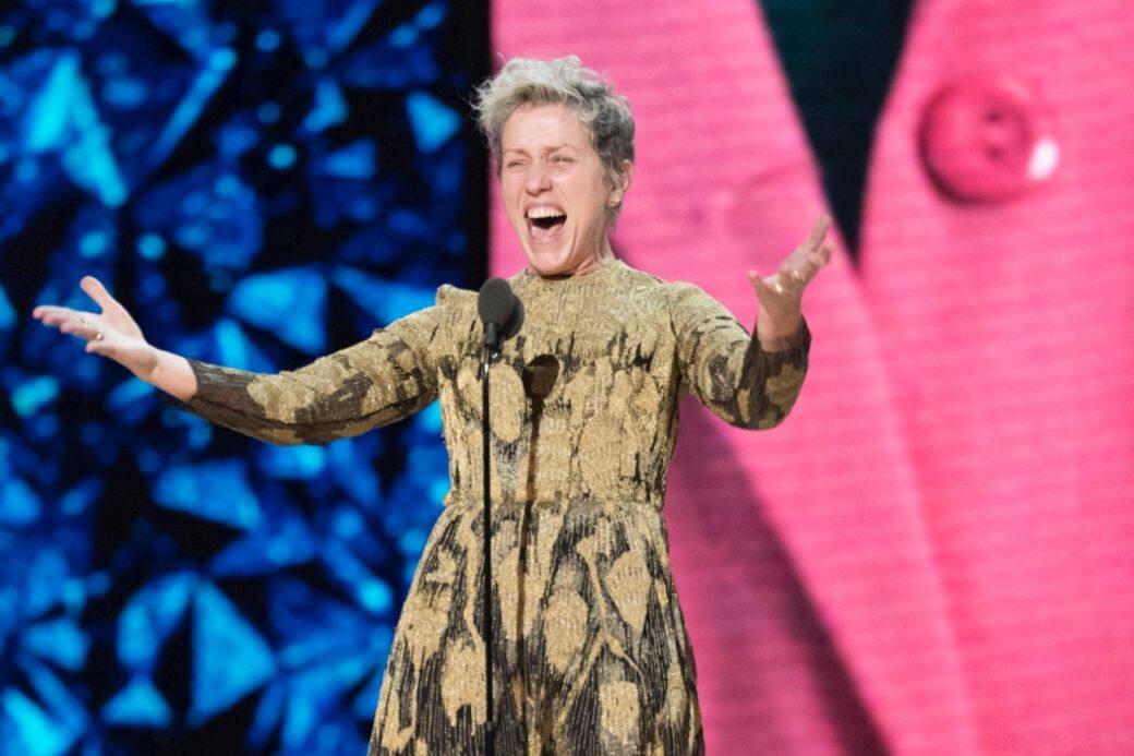 廣告牌殺人事件, Frances McDormand, 法蘭絲, OSCARS, 2018, 奧斯卡, 最佳女主角, Inclusion Rider 廣告牌殺人事件, Frances McDormand, 法蘭絲, OSCARS, 2018, 奧斯卡, 最佳女主角, Inclusion Rider