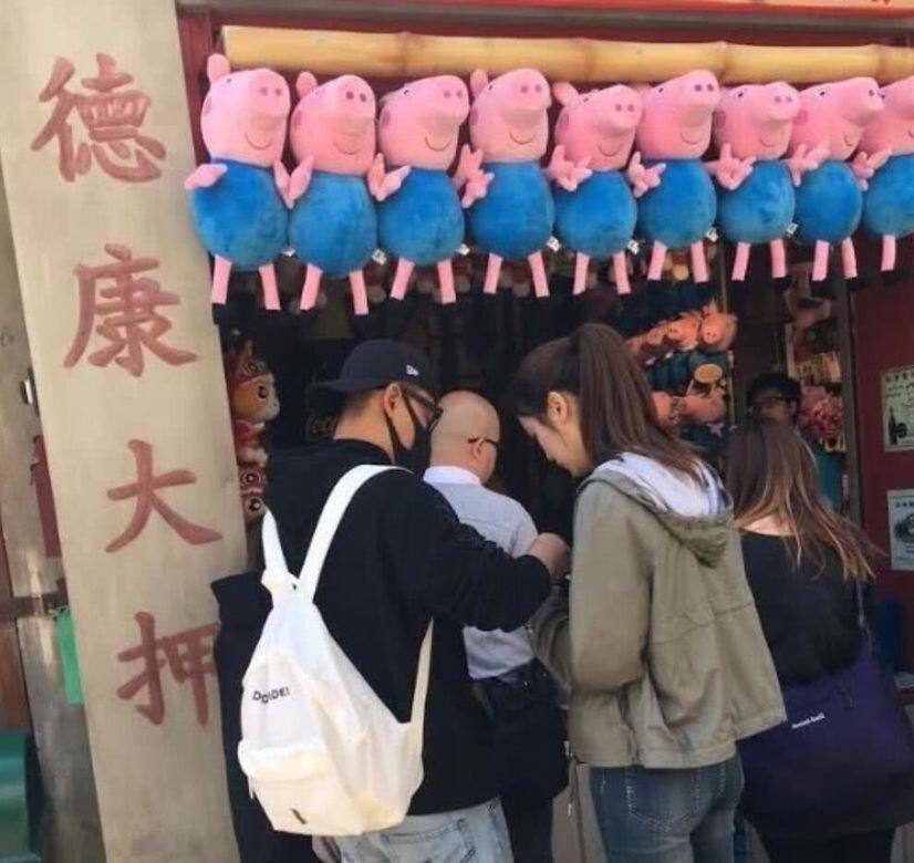 林峯帶張馨月到海洋公園時 林峯帶張馨月到海洋公園時