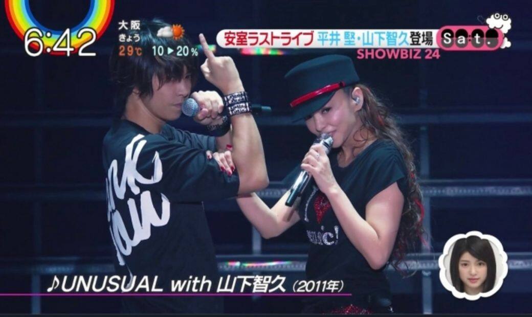 至於山下智久則與安室奈美惠重新演繹7年前的歌曲《UNUSUAL》 至於山下智久則與安室奈美惠重新演繹7年前的歌曲《UNUSUAL》