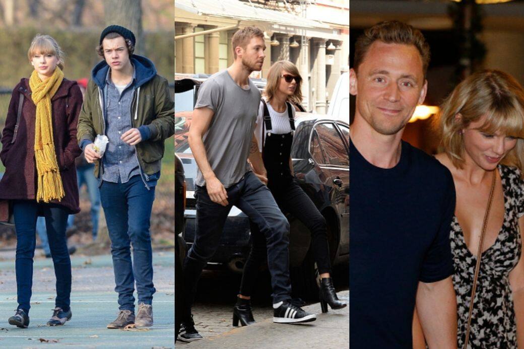 Taylor Swift, Harry Styles, Calvin Harris, Tom Hiddleston