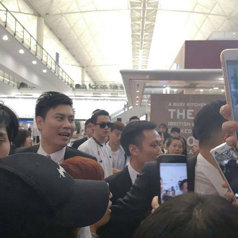 至於同樣來香港為劇集宣傳的「傅恆」許凱 至於同樣來香港為劇集宣傳的「傅恆」許凱