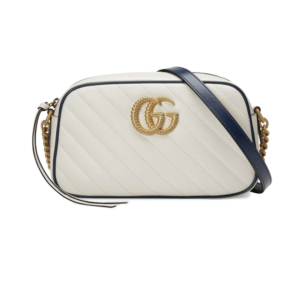車線金屬釦飾肩袋 Gucci 車線金屬釦飾肩袋 Gucci