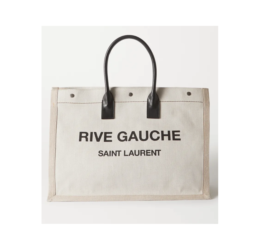 文字圖案手挽袋 Saint Laurent