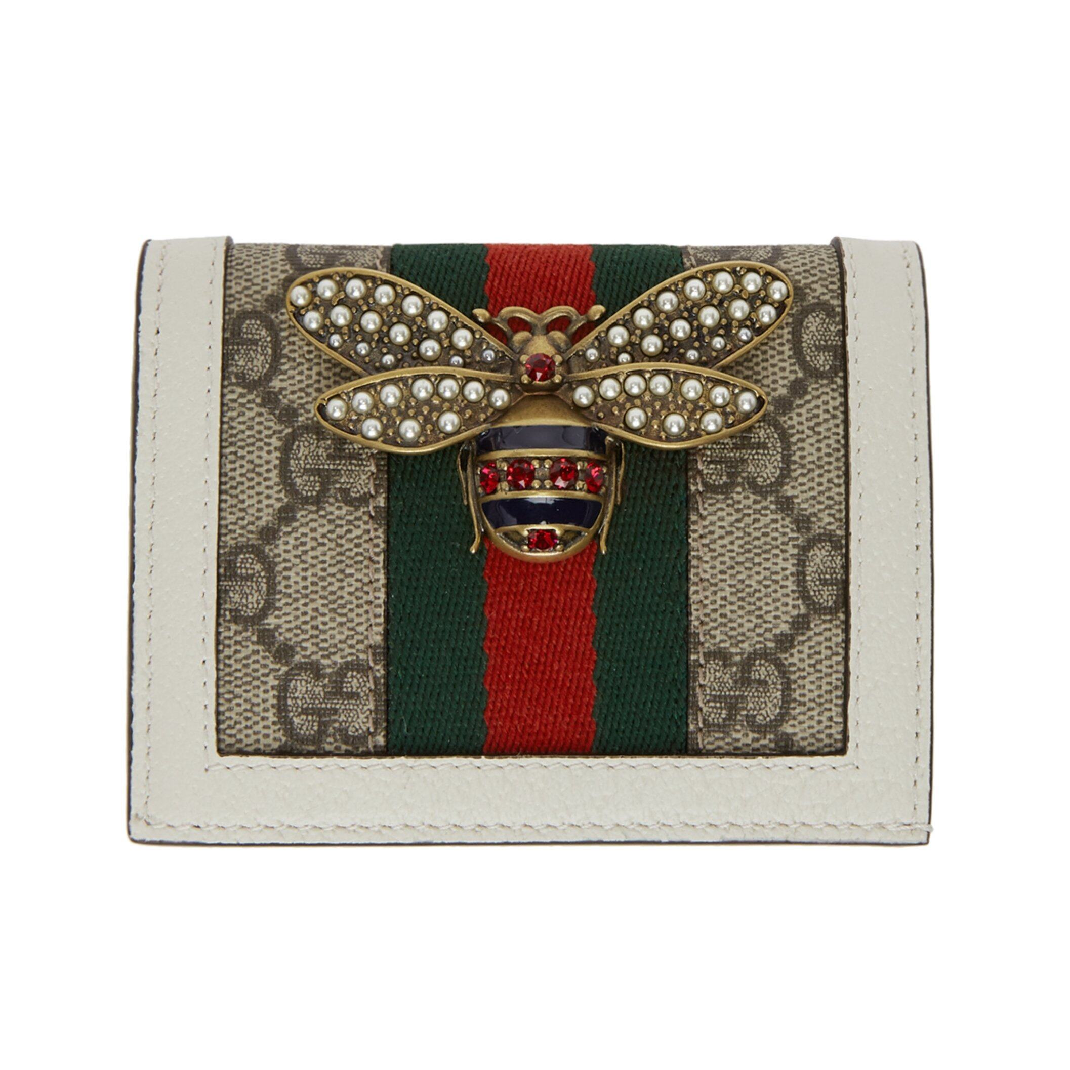 Gucci GG Supreme Queen Margaret Bifold Wallet Gucci GG Supreme Queen Margaret Bifold Wallet