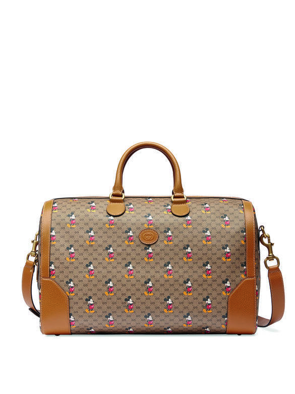 Disney x Gucci中型手提水桶袋 $19,400Gucci創作總監Alessandro Michele以「米奇‧源於致真經典」為主 Disney x Gucci中型手提水桶袋 $19,400Gucci創作總監Alessandro Michele以「米奇‧源於致真經典」為主