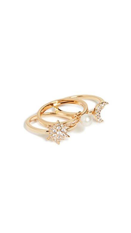Kate Spade 珍珠鑽石戒指套組HK$685 Kate Spade 珍珠鑽石戒指套組HK$685