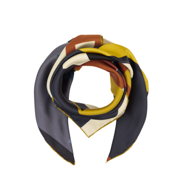 MICHAELA Made ByBARBIERI Twill Silk Multicolor Scarf MICHAELA Made ByBARBIERI Twill Silk Multicolor Scarf
