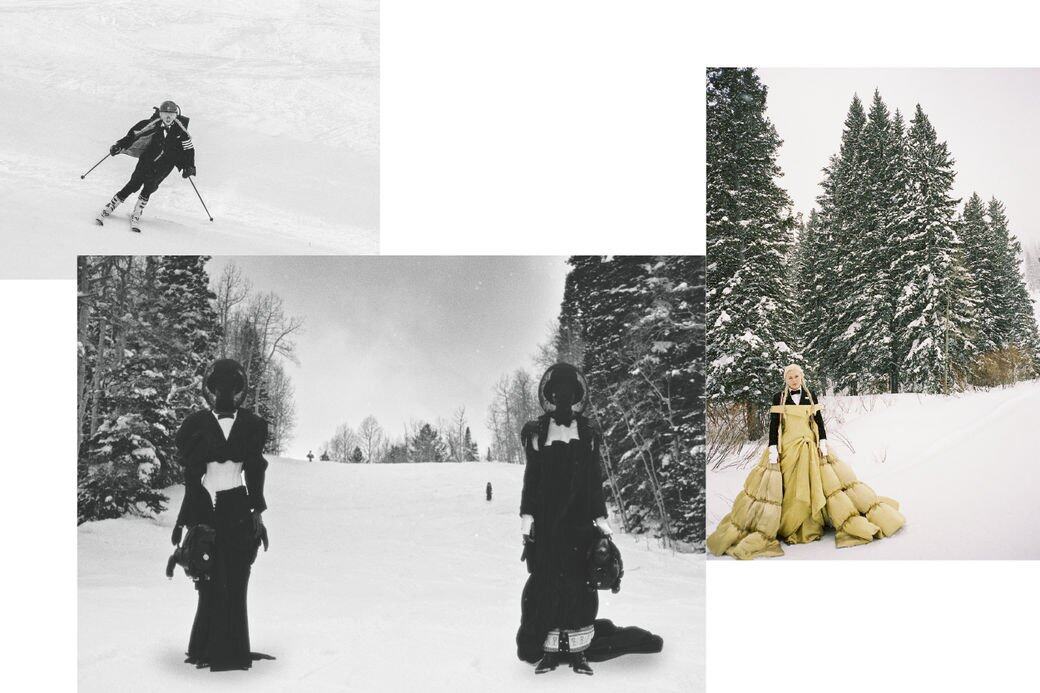 提到秋冬,自然想到天氣變化,2021 秋冬,Miu Miu 與 Thom Browne 不約而同以 雪山為背景 提到秋冬,自然想到天氣變化,2021 秋冬,Miu Miu 與 Thom Browne 不約而同以 雪山為背景