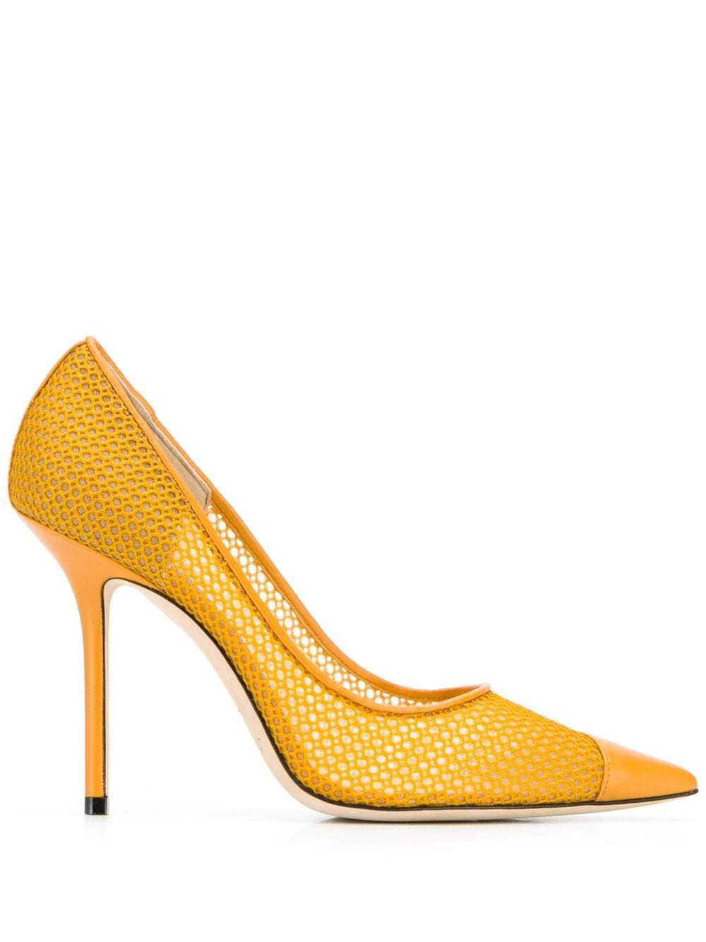 Jimmy Choo Love黃色織網高跟鞋 Jimmy Choo Love黃色織網高跟鞋