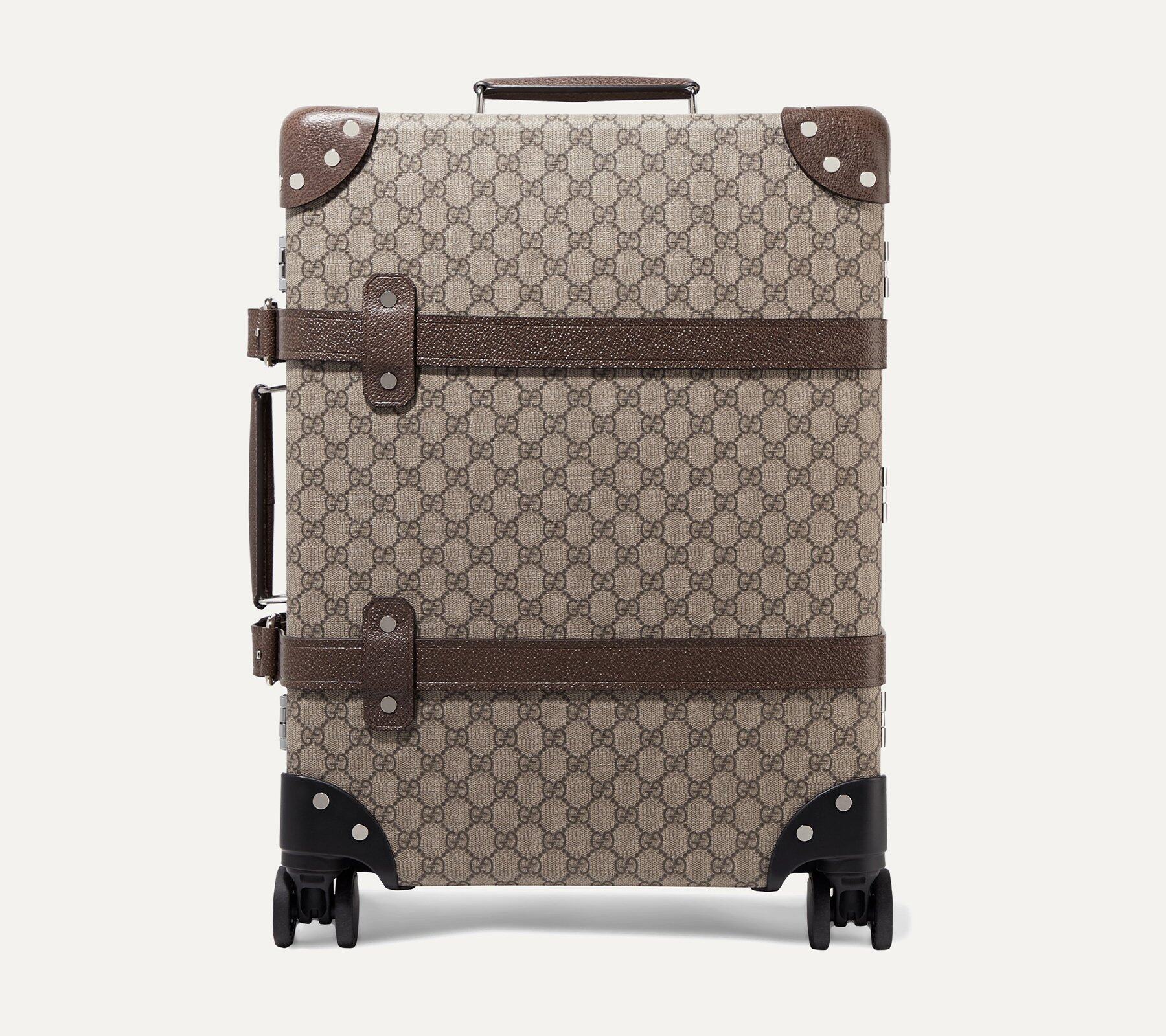 Gucci +Globe-Trotter GG圖案帆布行李箱