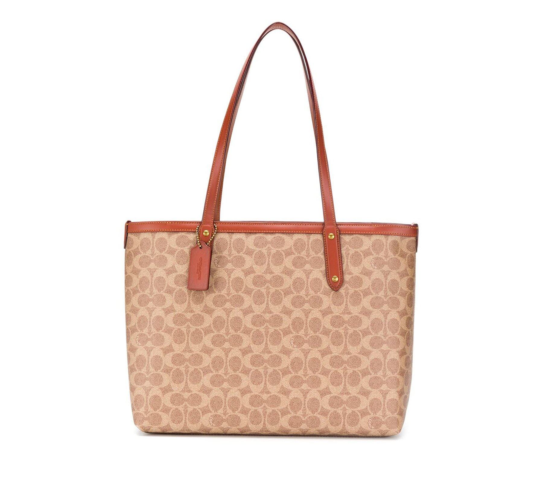 Coach monogram印花帆布面tote bag Coach monogram印花帆布面tote bag