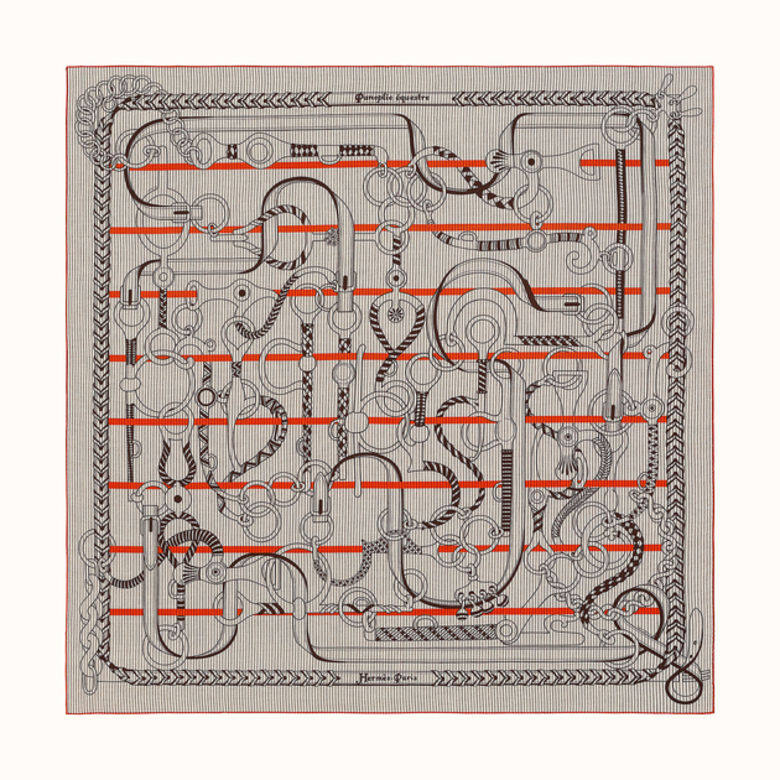 經典size的Hermès絲巾要數140 x 140cm的款式,真絲混cashmere的絲巾輕柔得來又保 經典size的Hermès絲巾要數140 x 140cm的款式,真絲混cashmere的絲巾輕柔得來又保
