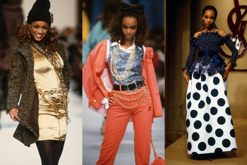 1991年,Tyra Banks只有16歲,第一次參與巴黎時裝周便演出了25場時裝騷。 1991年,Tyra Banks只有16歲,第一次參與巴黎時裝周便演出了25場時裝騷。